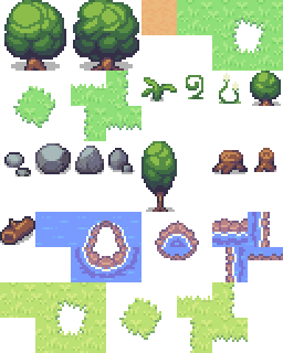 Tilemap sprite atlas